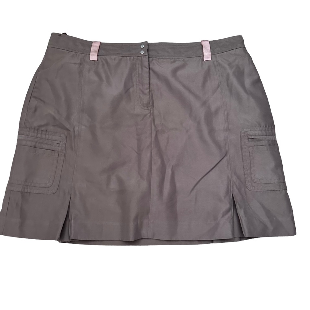 Izod Performx Women’s Sz 14 Brown Skort Bottom Pleats